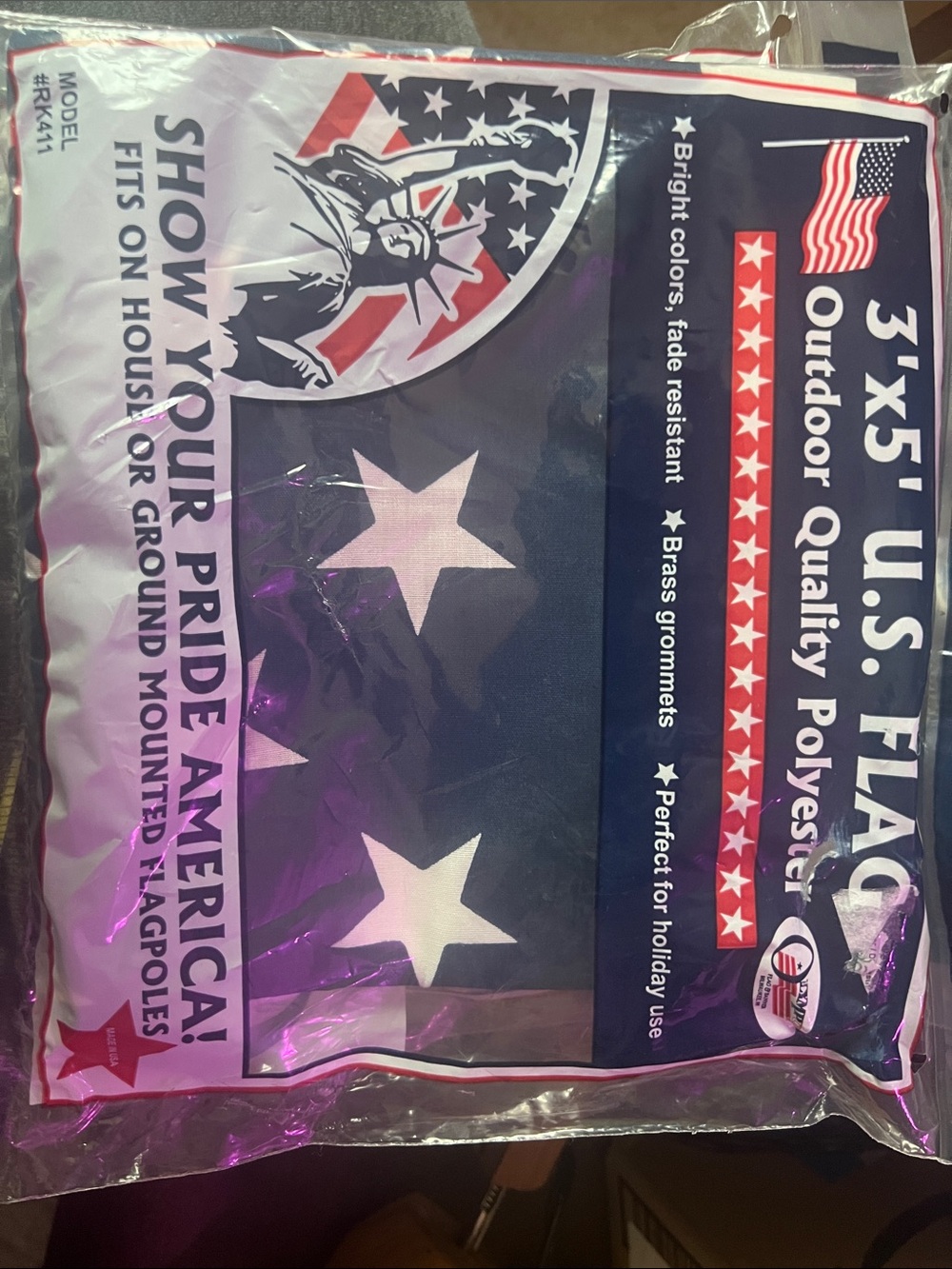 2.Olympus U.S. Flag Packaging - Red, White, Blue